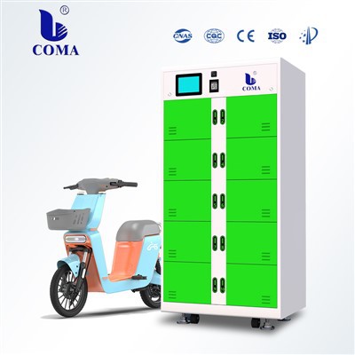 Delt batteri bytteskab